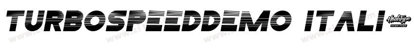 TurboSpeedDemo Itali字体转换 TurboSpeedDemo Itali字体转换